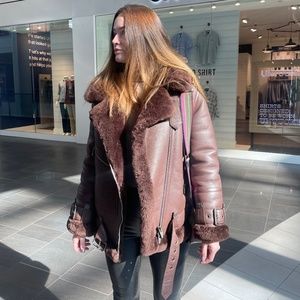 Moya® V $1298 SHEARLING MOTO